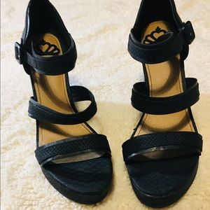 Fergalicious by Fergie Platform Sandals. 10
